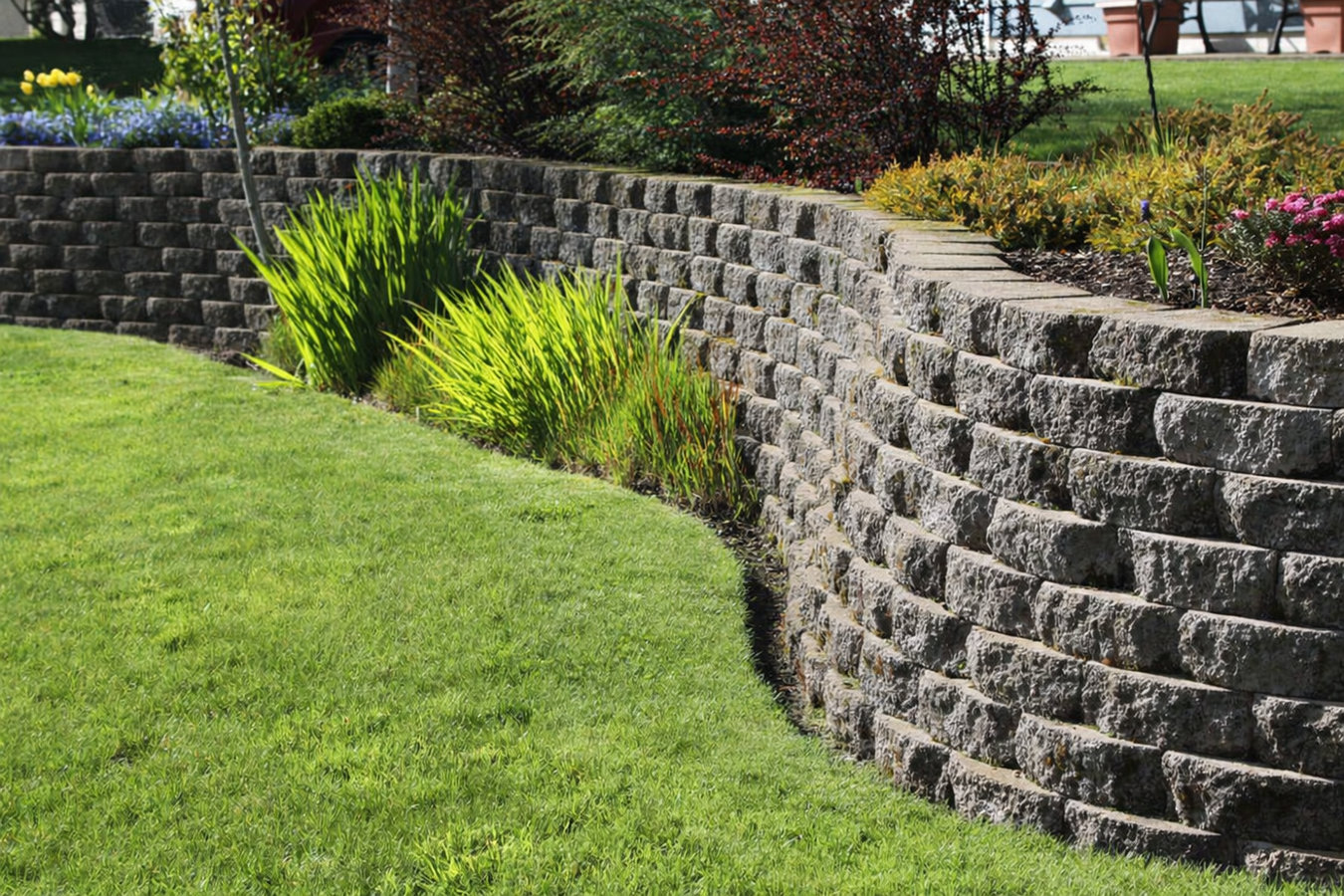 Retaining wall construction